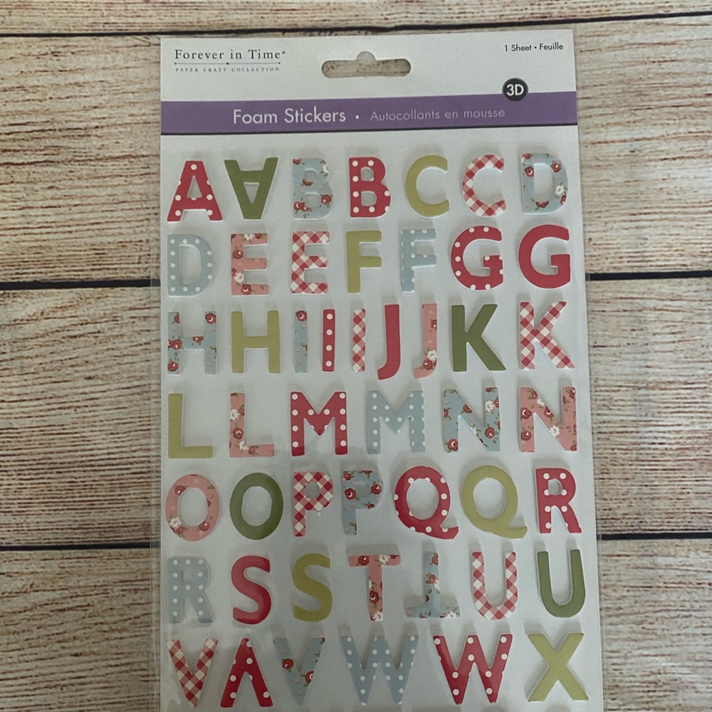 Forever in Time 3D Foam Stickers